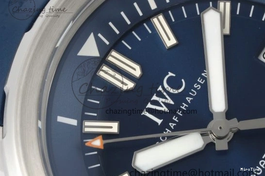 MIROTIME 0518 WellDesigned Aquatimer Automatic SS RSF 1:1 Best Edition Blue Dial on Blue Rubber Strap A 7057